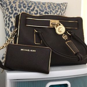 Brown and gold Michael Kors